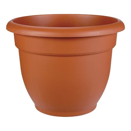 Bloem Bloem Ariana 10.25 in. H X 13 in. W Resin Traditional Planter Terracotta 20-56112